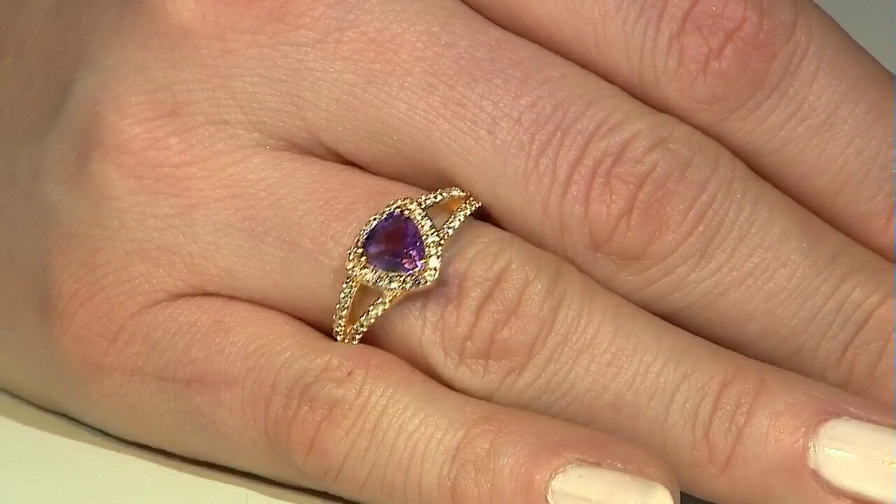 Video Moroccan Amethyst Silver Ring