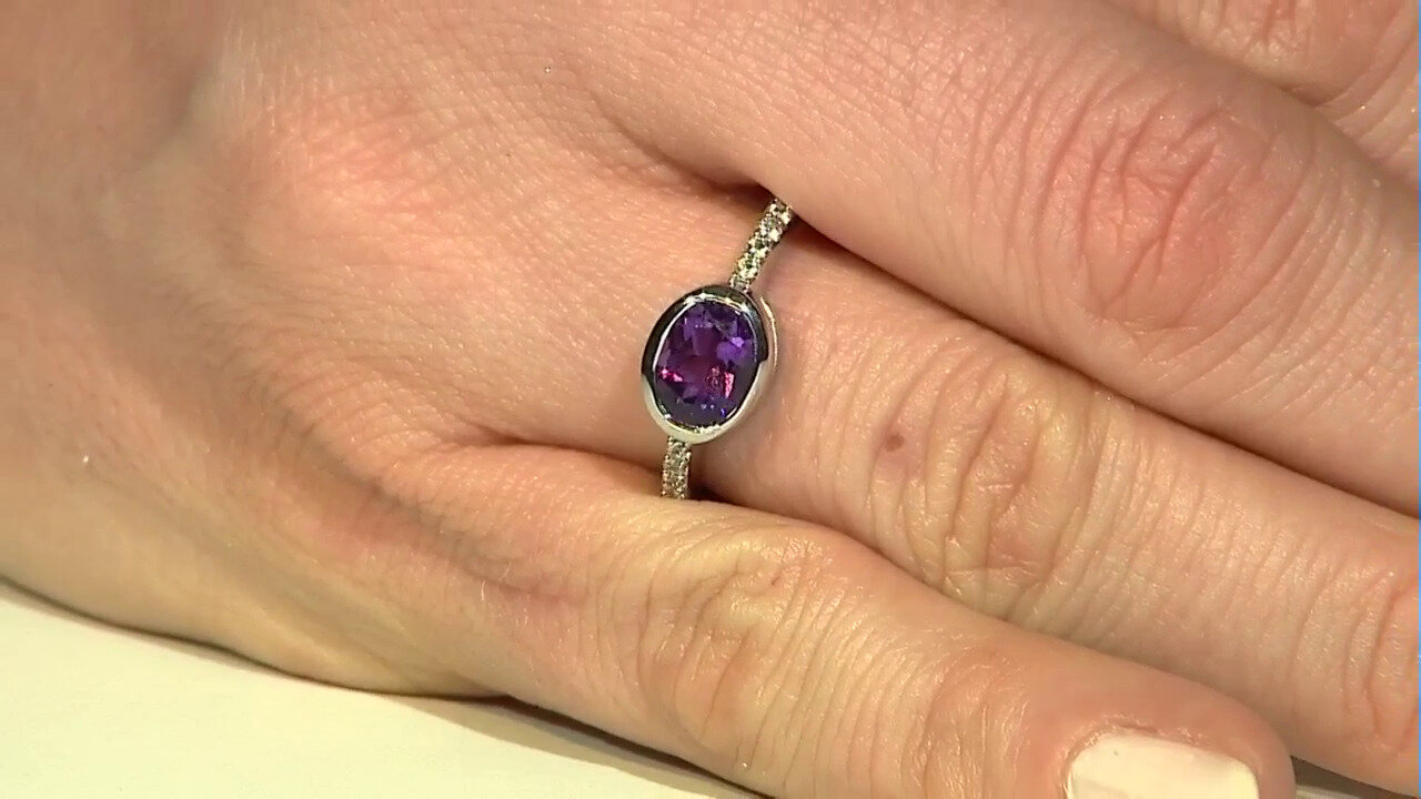 Video Moroccan Amethyst Silver Ring