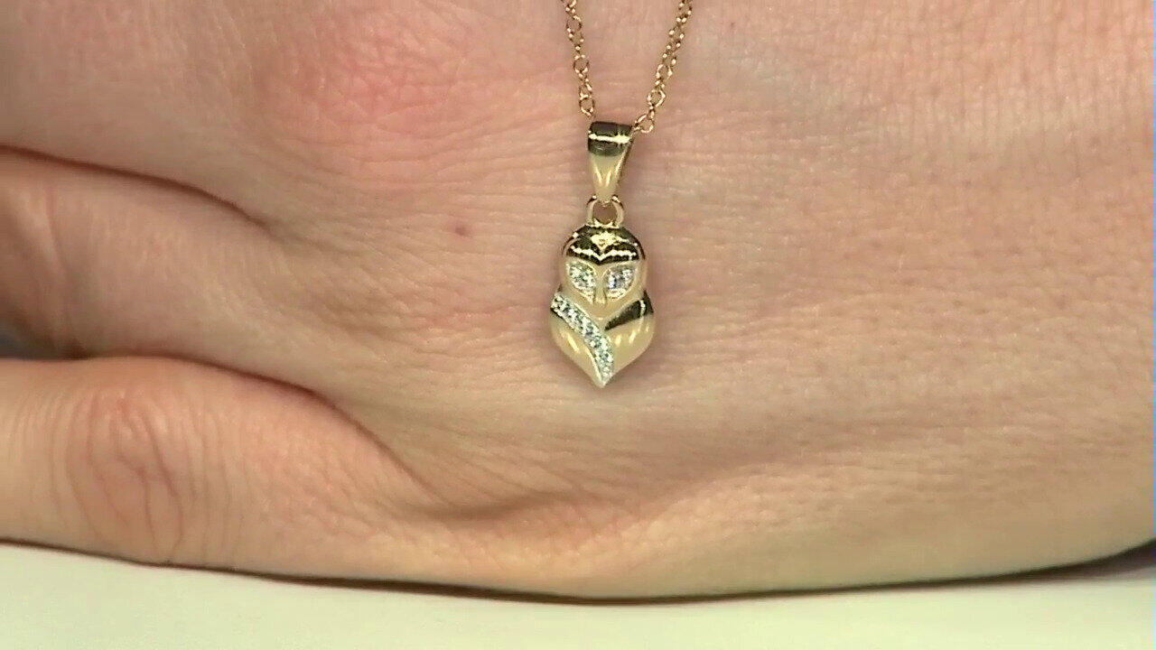 Video Zircon Silver Necklace