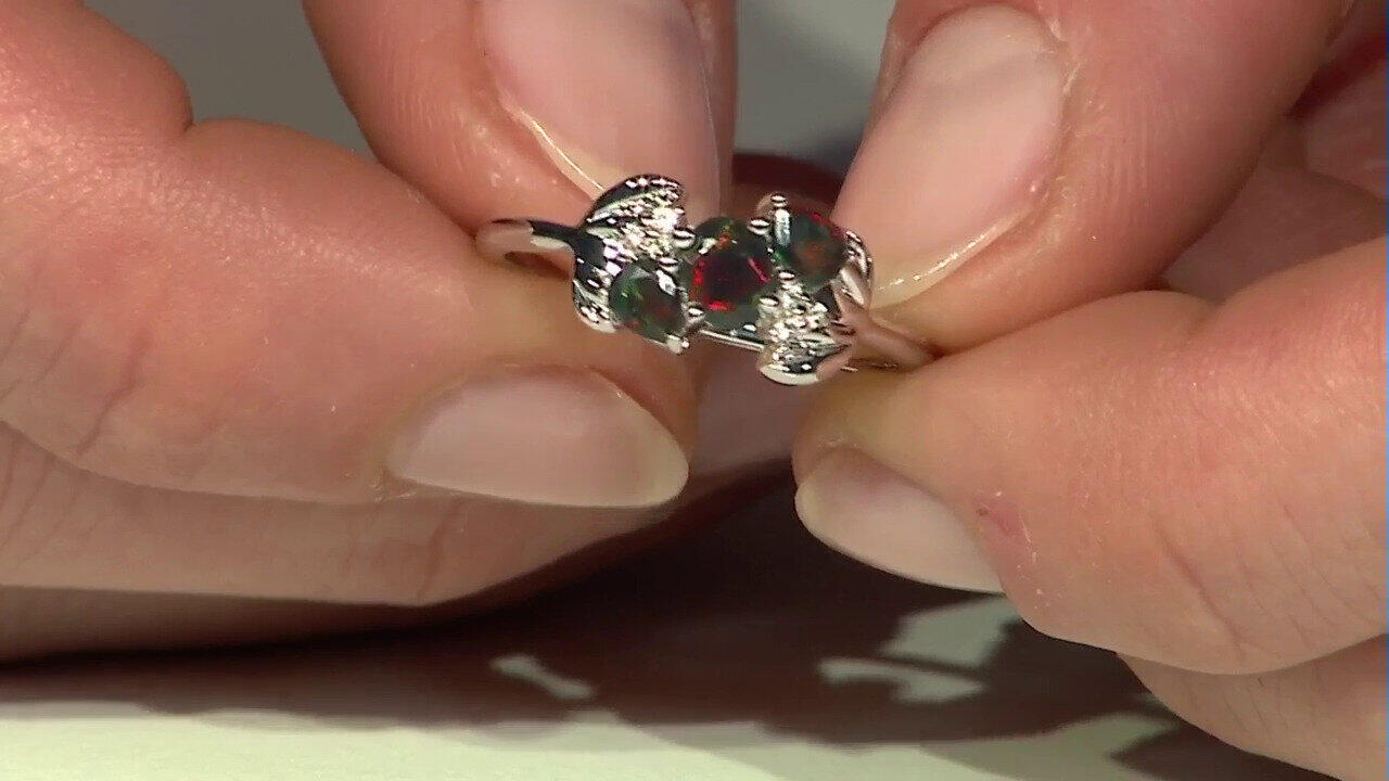 Video Mezezo Opal Silver Ring