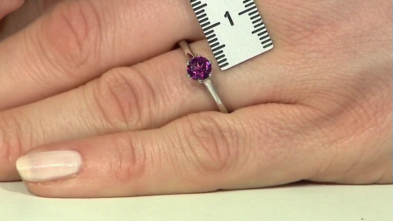 Video Rhodolite Silver Ring