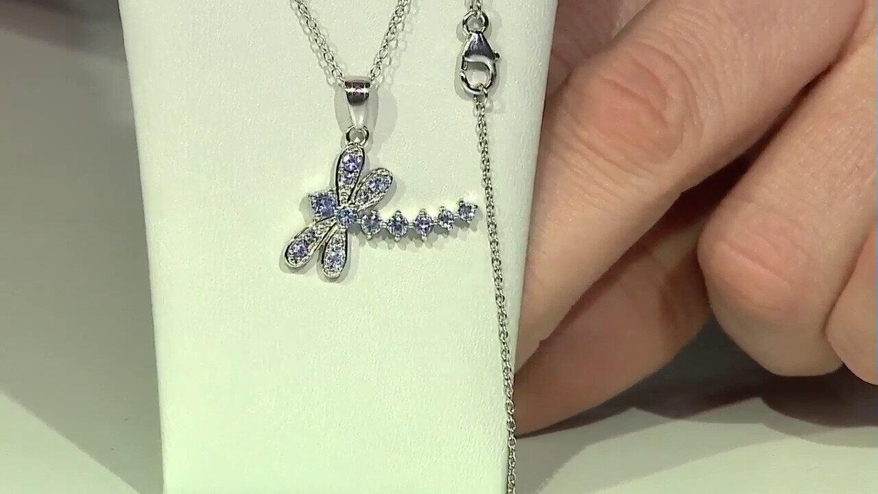 Video Tanzanite Silver Necklace