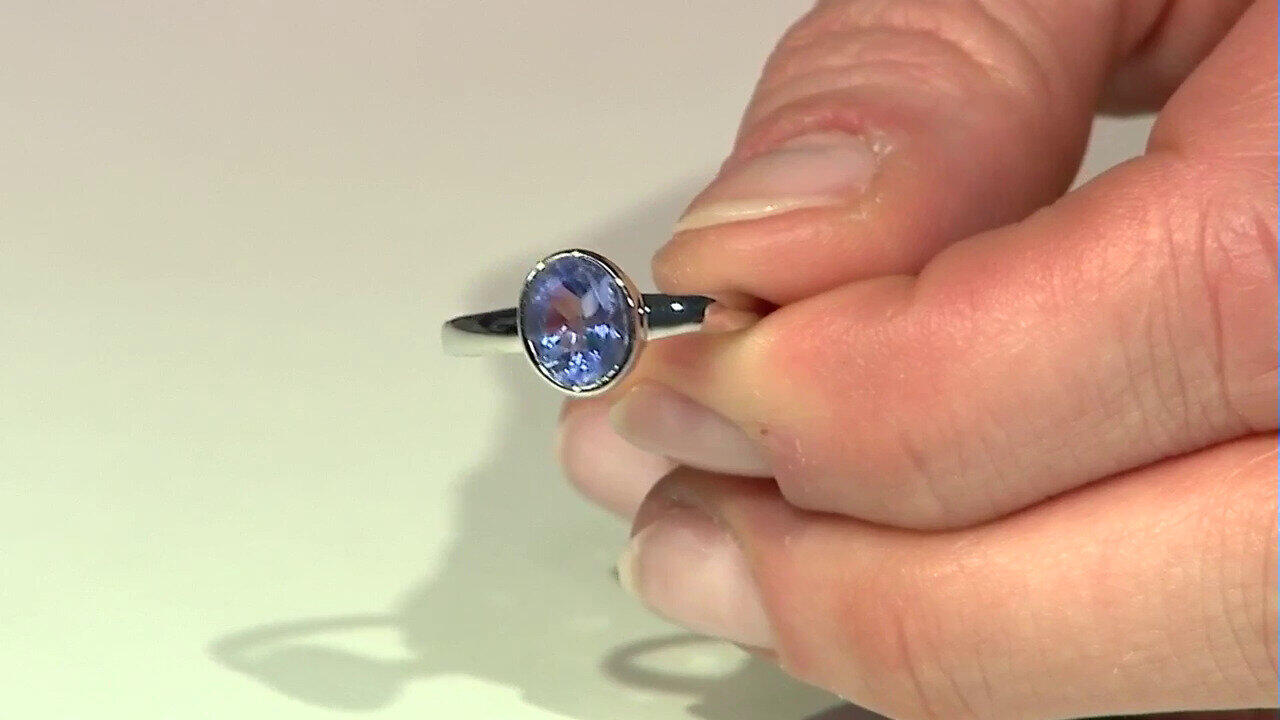 Video Colour Change Fluorite Silver Ring