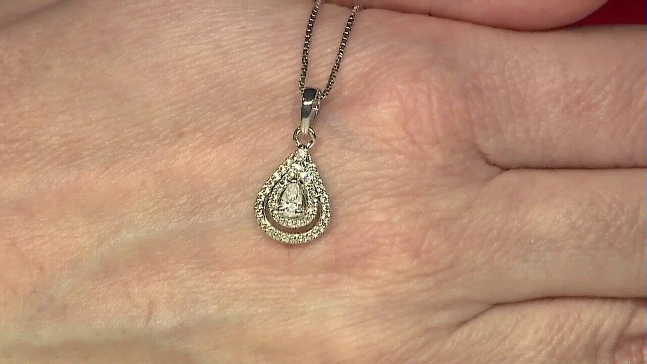 Video Zircon Silver Pendant