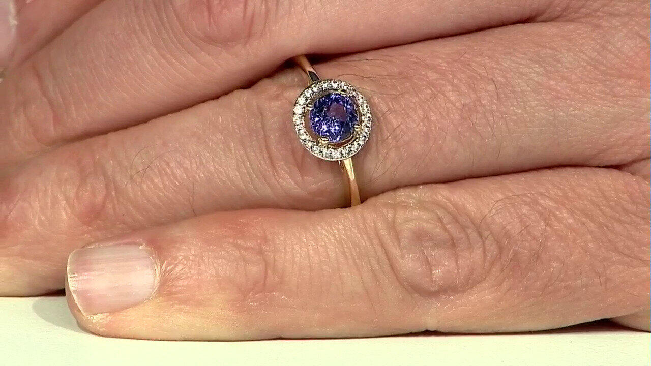 Video 9K Tanzanite Gold Ring