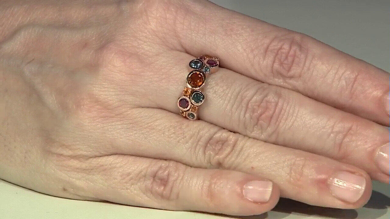 Video Hessonite Garnet Silver Ring (KM by Juwelo)