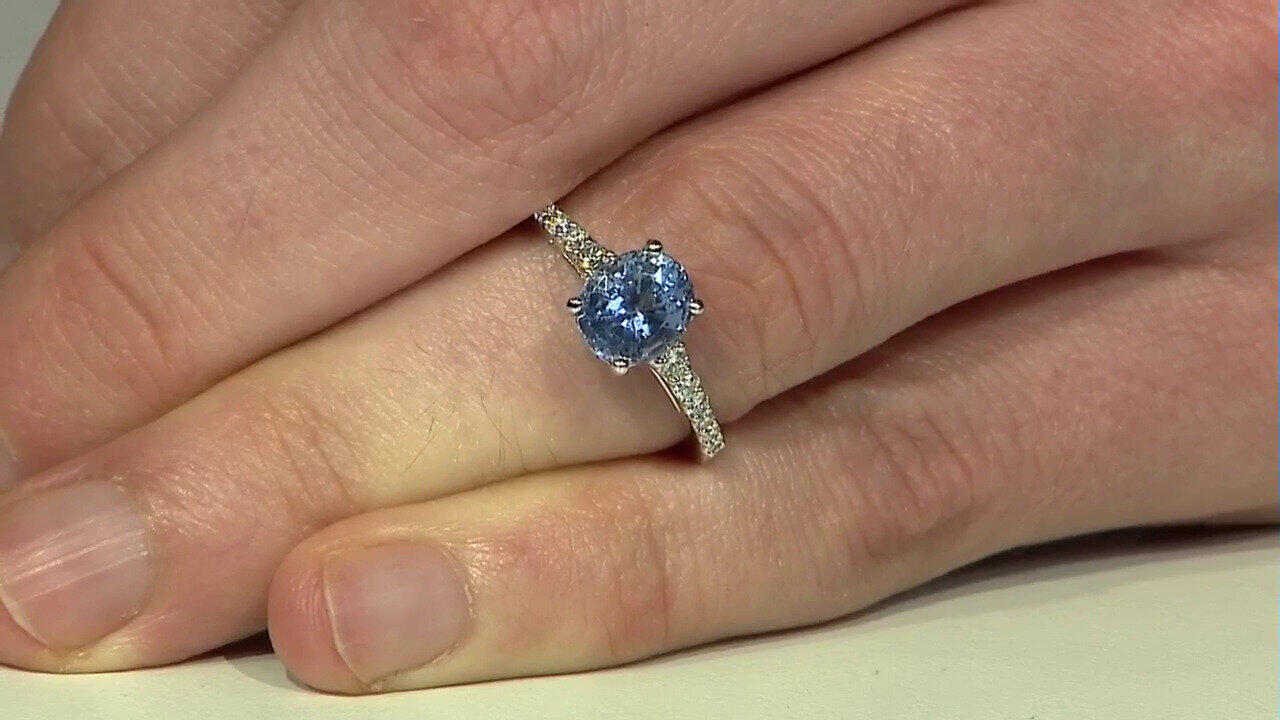 Video Blauer Ceylon-Saphir-Goldring (CIRARI)