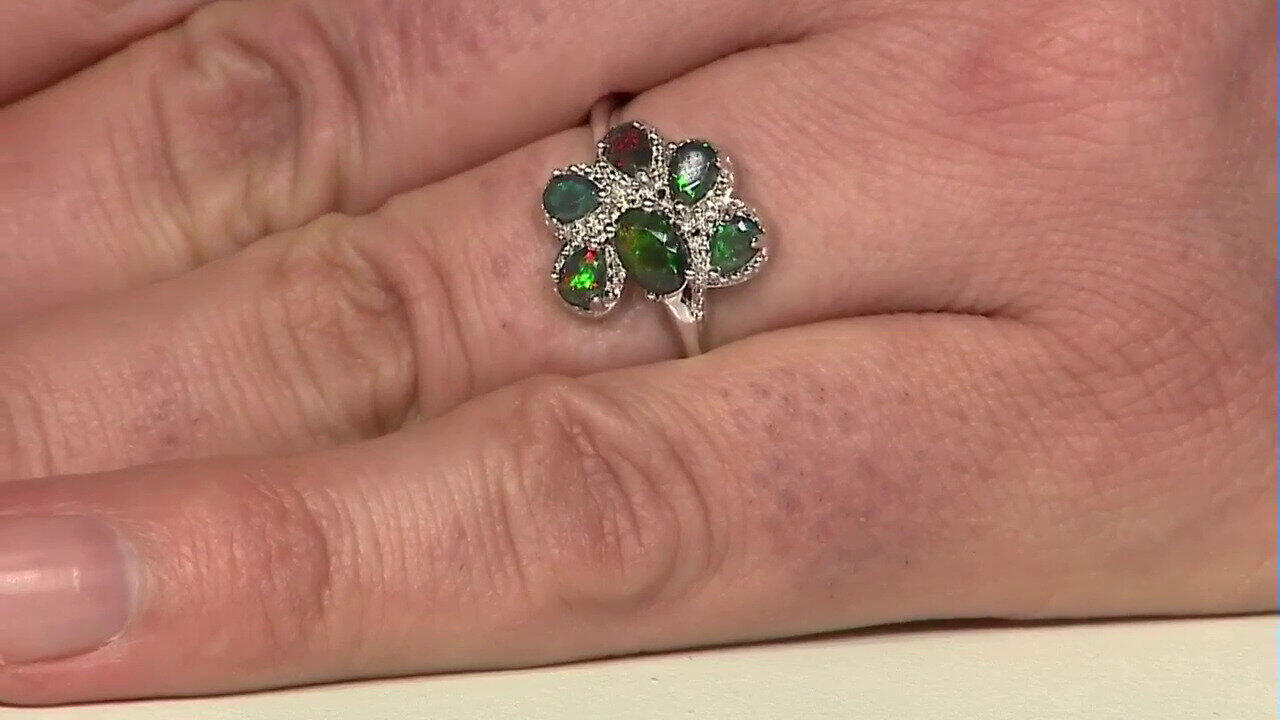 Video Mezezo Opal Silver Ring
