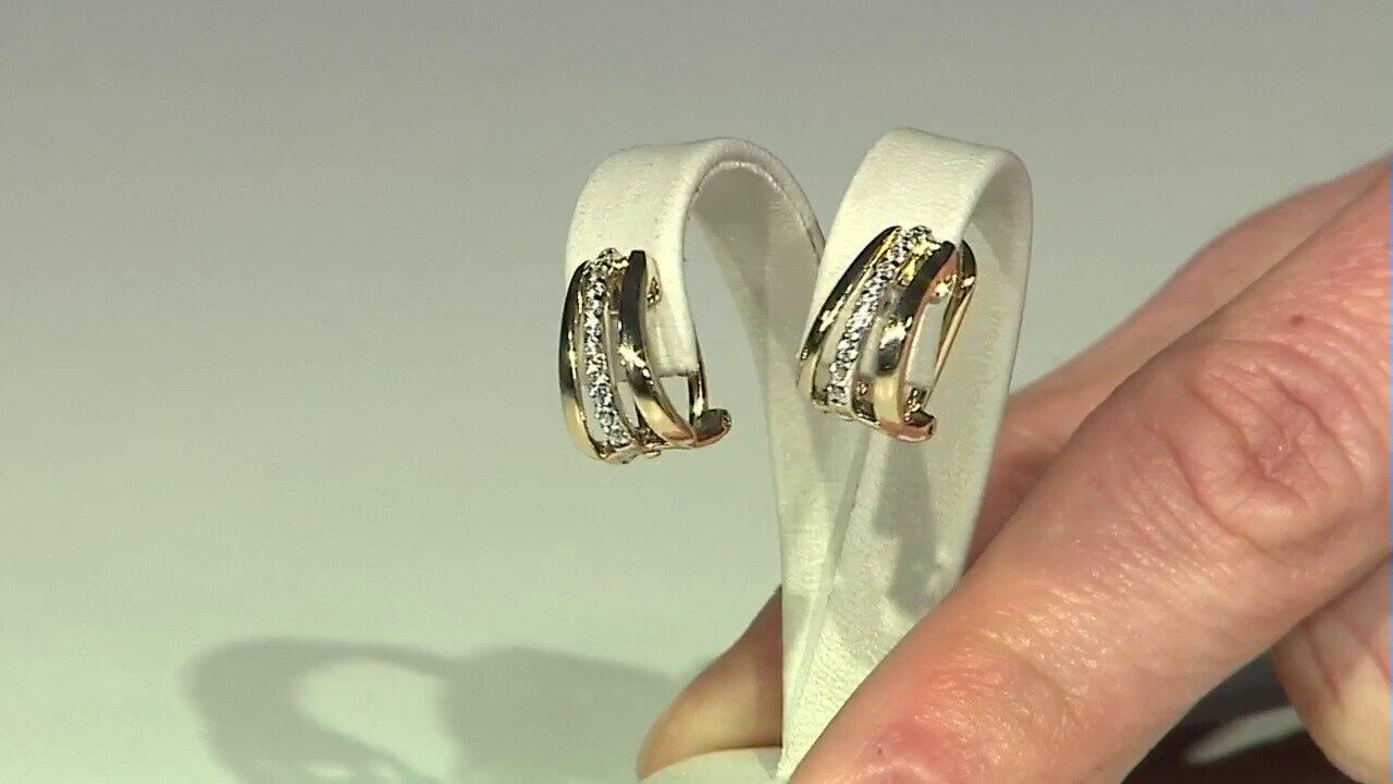 Video Boucles d'oreilles en argent et Zircon