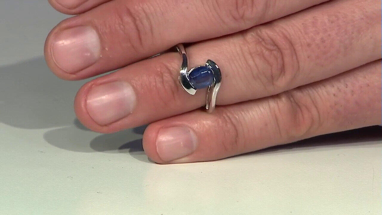 Video Nepal Kyanite Silver Ring