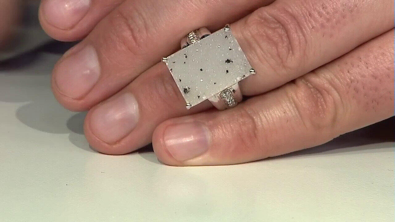 Video Orthoclase Silver Ring