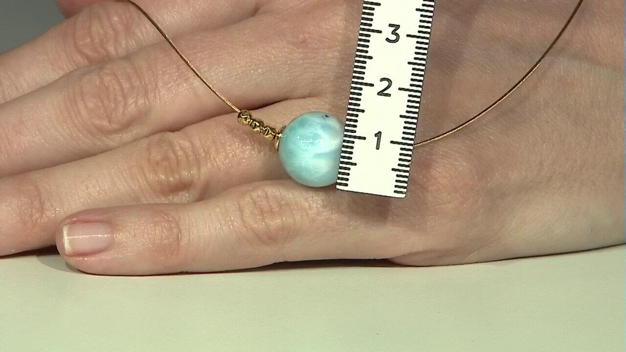 Video Larimar Silver Necklace