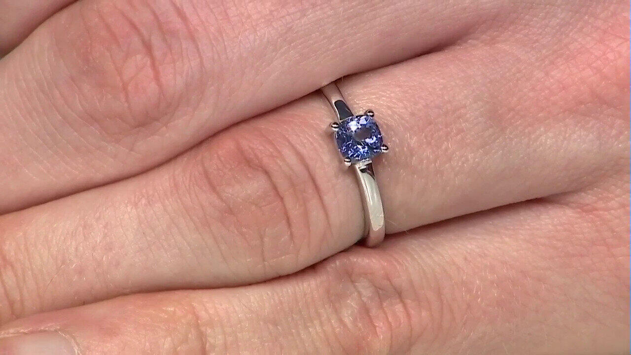 Video Tanzanite Silver Ring