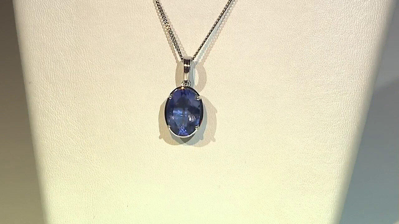 Video Colour Change Fluorite Silver Pendant