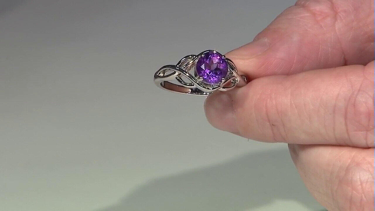 Video Bague en argent et Améthyste de Sibérie