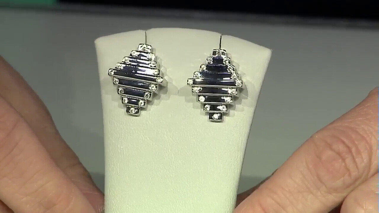 Video Zircon Silver Earrings (MONOSONO COLLECTION)