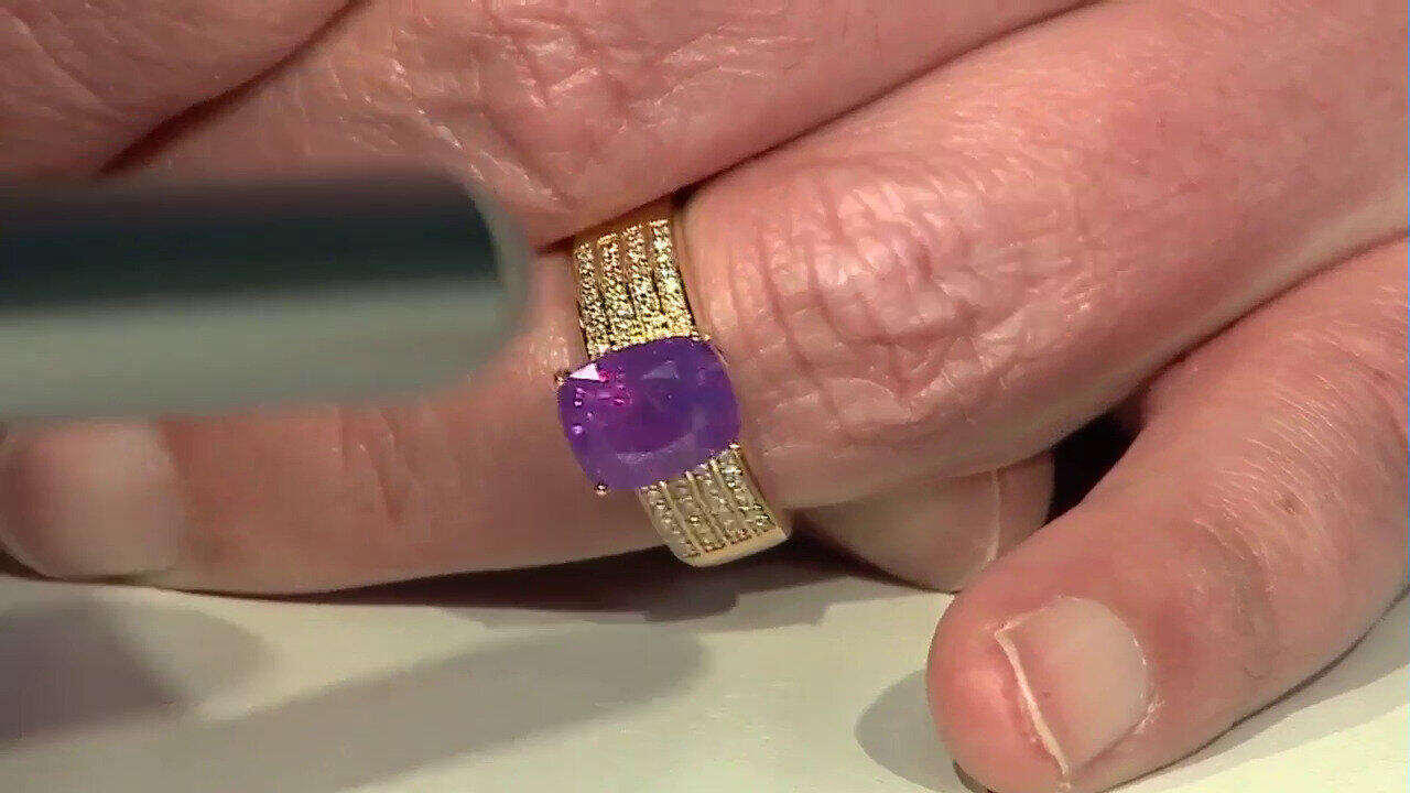 Video Tanzanite Silver Ring