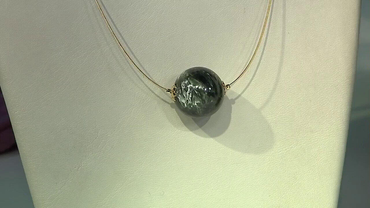 Video Collier en argent et Séraphinite