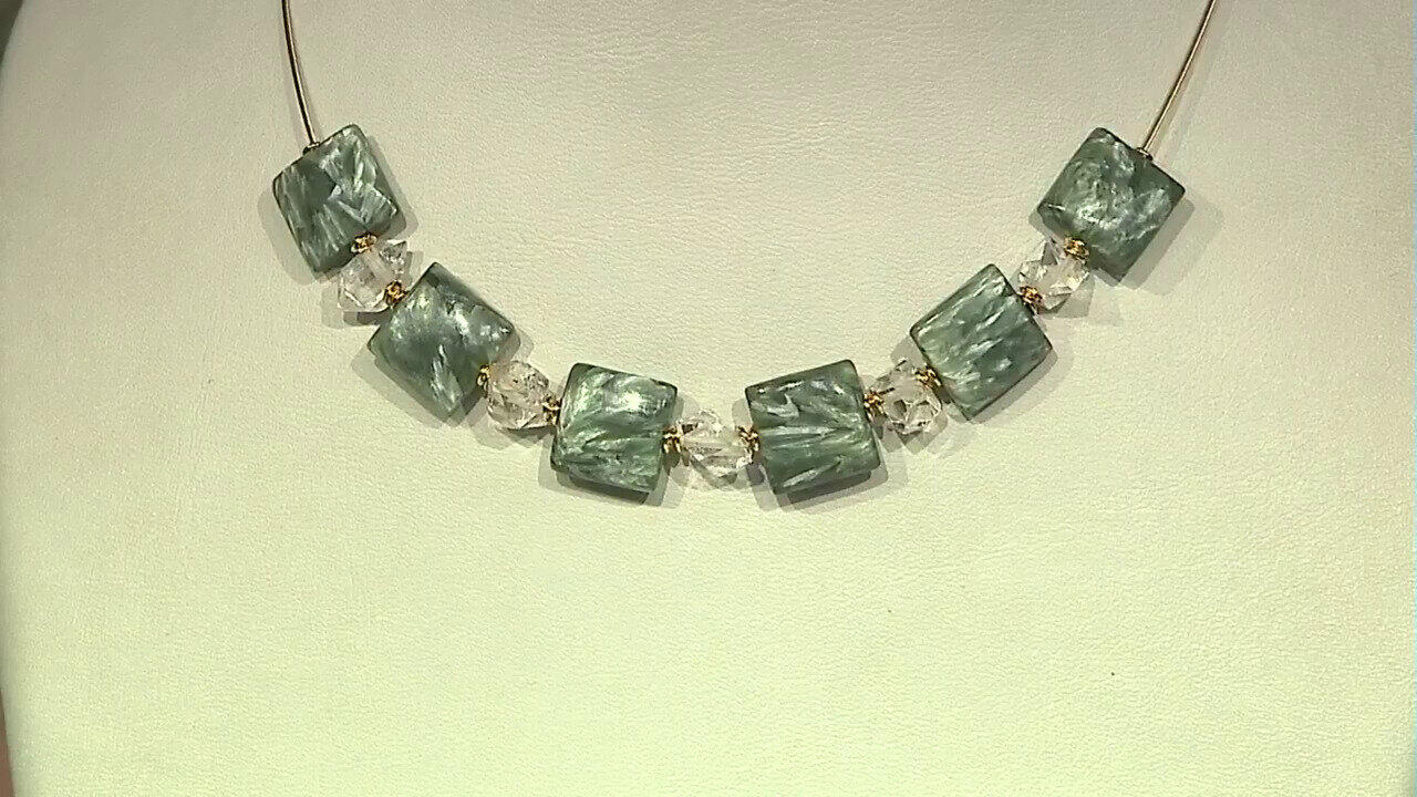 Video Seraphinite Silver Necklace