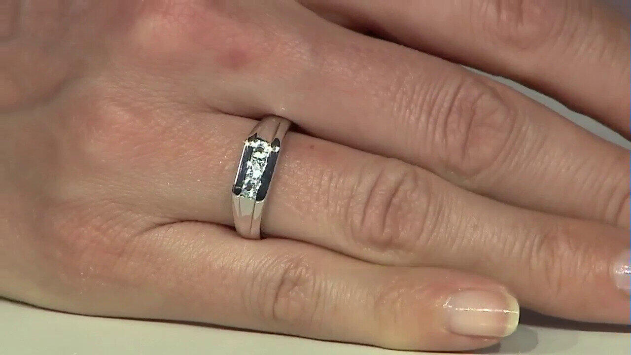 Video Brazilian Aquamarine Silver Ring