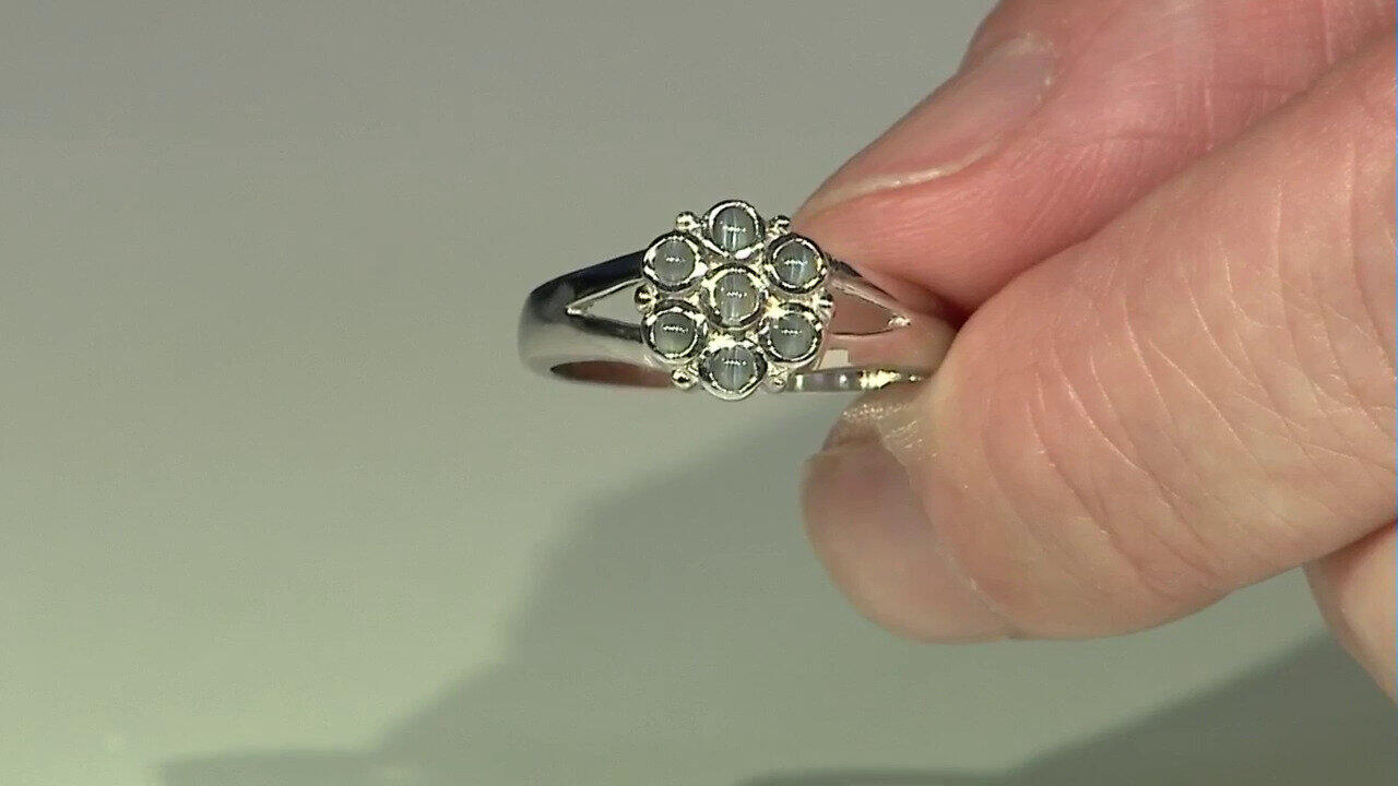 Video Bague en argent et Alexandrite œil-de-chat