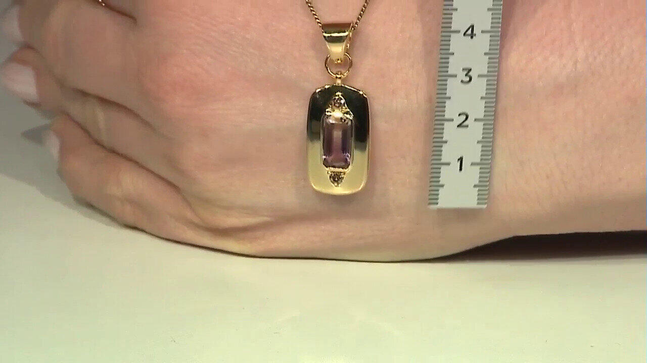 Video Ametrine Brass Pendant (Juwelo Style)