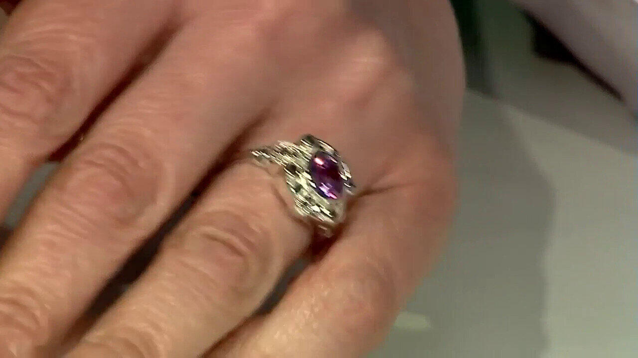 Video Amethyst Silver Ring (Annette classic)