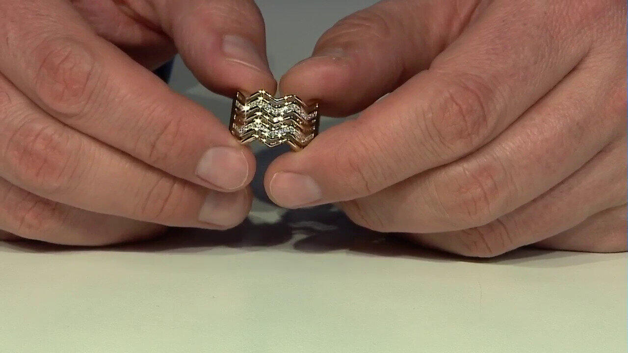 Video Anello in oro con Diamante I2 (I) (de Melo)