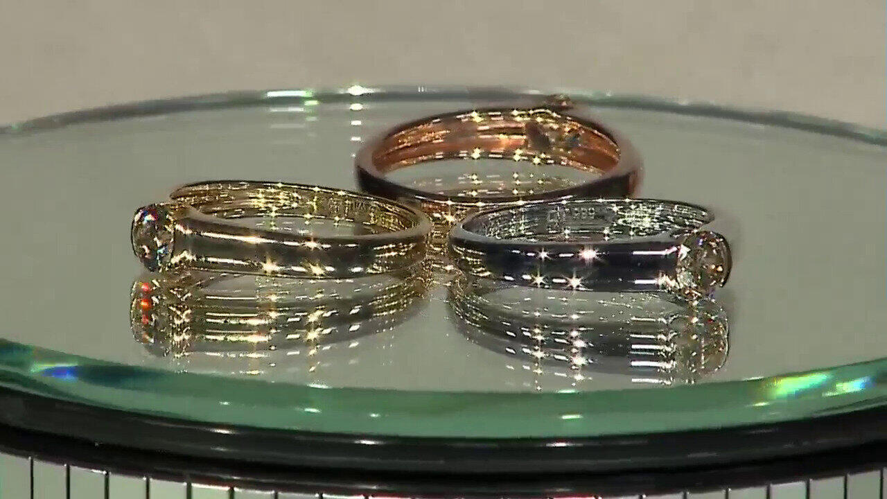Video Anillo en oro con Diamante SI1 (G) (Annette)