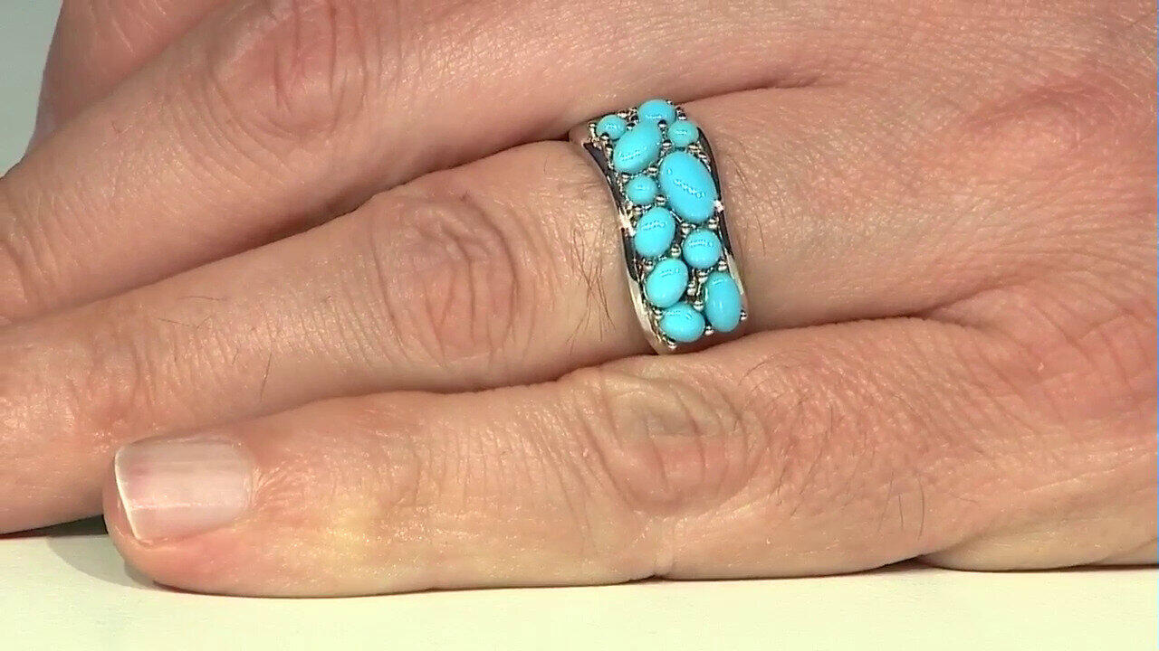 Video Sleeping Beauty Turquoise Silver Ring