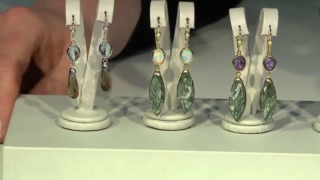 Video Collier en argent et Grenat mandarine (CUSTODANA)