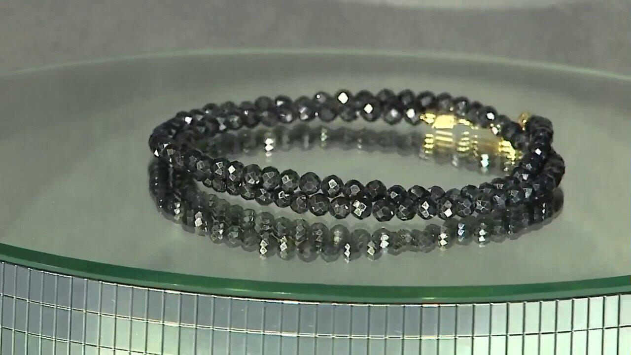 Video Black Spinel Silver Necklace