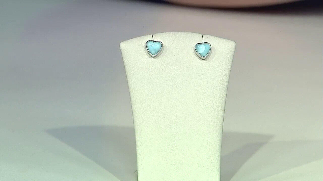 Video Larimar-Silberohrringe (Bali Barong)