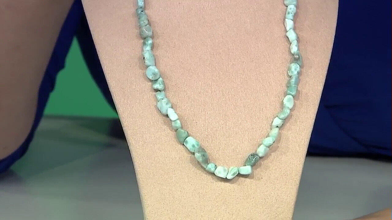 Video Larimar Silver Necklace