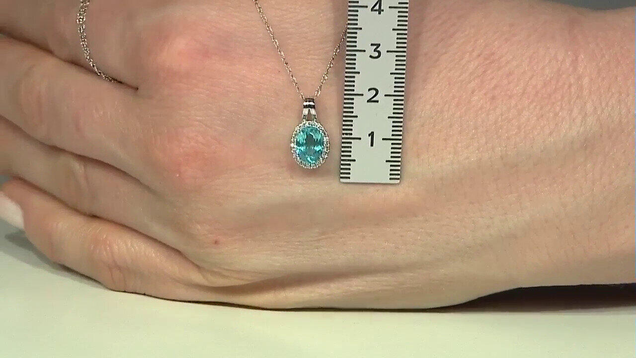 Video Collier en or et Apatite bleue