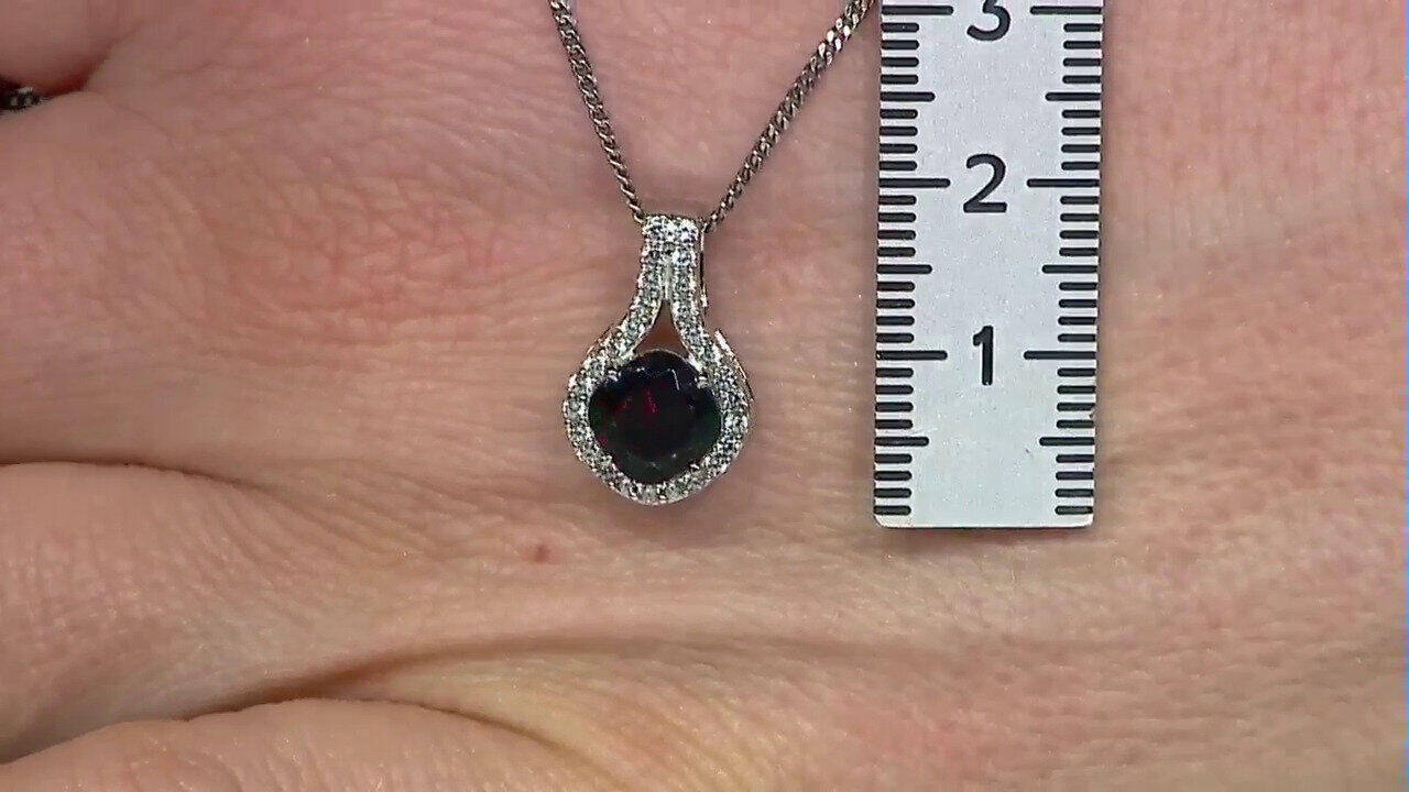 Video Pendentif en argent et Opale Mezezo