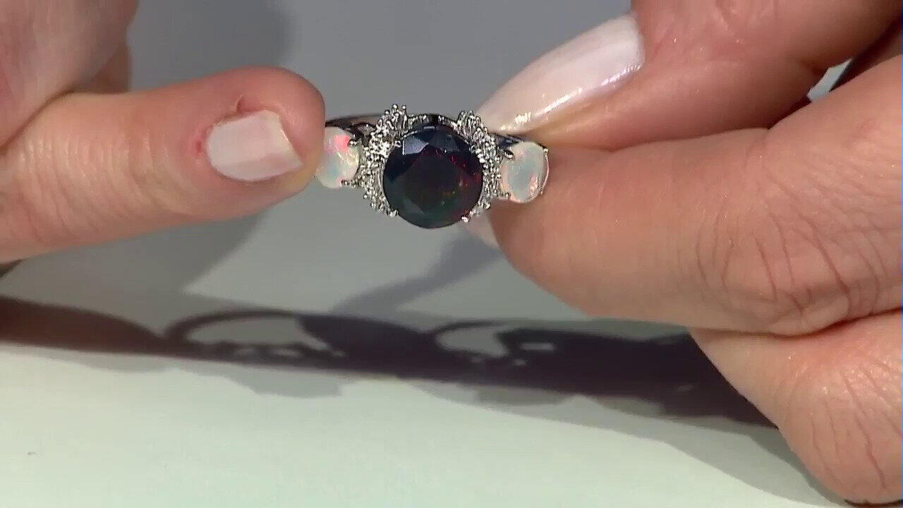 Video Anello in argento con Opale Mezezo