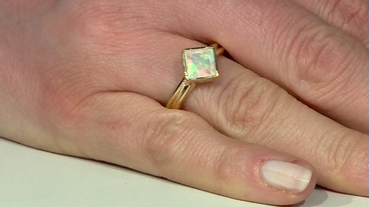 Video Bague en argent et Opale Welo