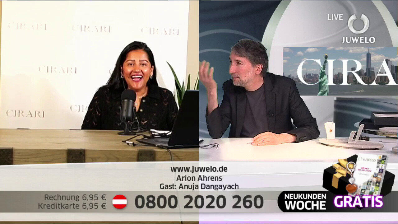 Visualizza l‘ultima asta di gioielli in Tv