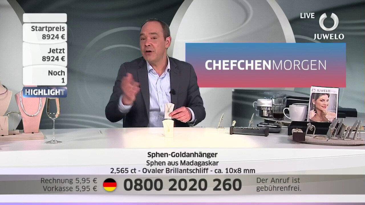 Visualizza l‘ultima asta di gioielli in Tv