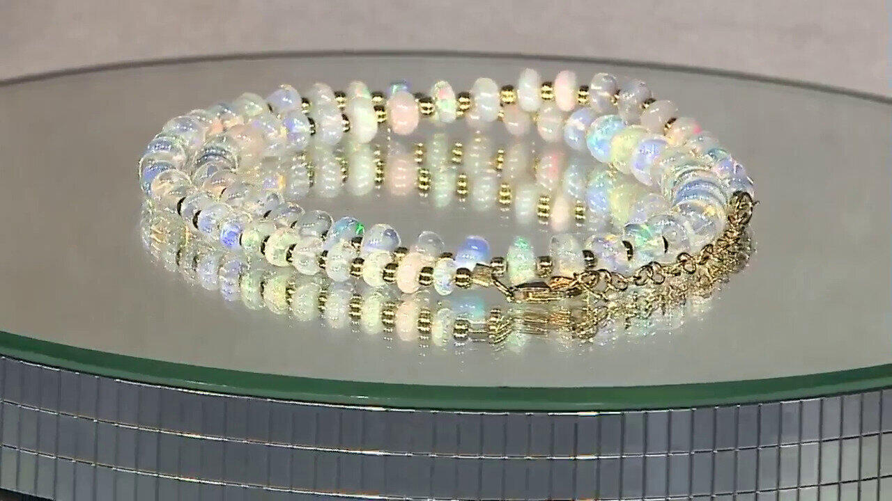 Video Welo Opal Silver Necklace