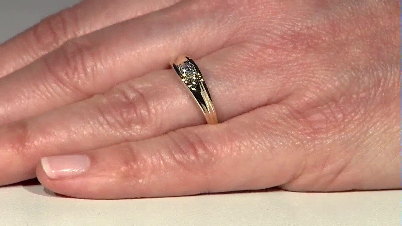 Video Bague en or et Diamant SI1 (G) (Annette)