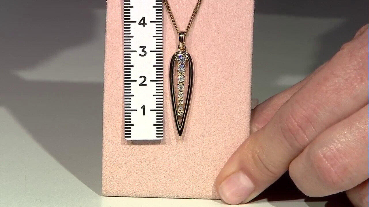 Video Pendentif en or et Diamant SI1 (G) (Annette)