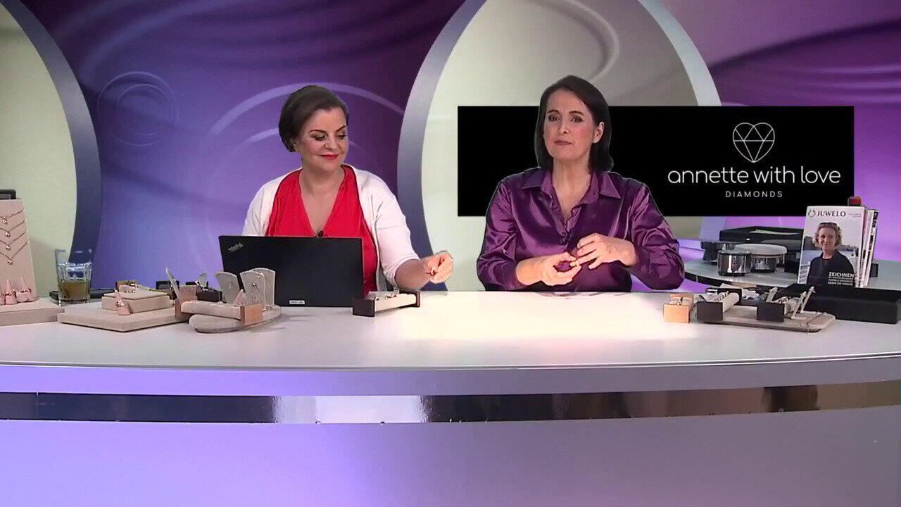 Video Anillo en oro con Diamante VVS1 (G) (Annette)