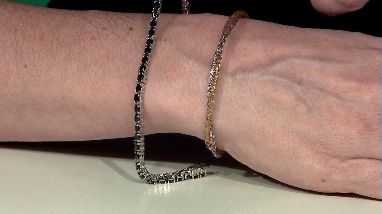 Video Orecchini in argento con Spinello Nero