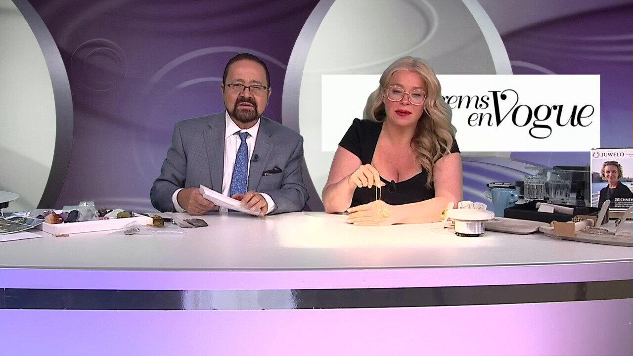 Video Zilveren halsketting met Madeira citrienstenen (Gems en Vogue)