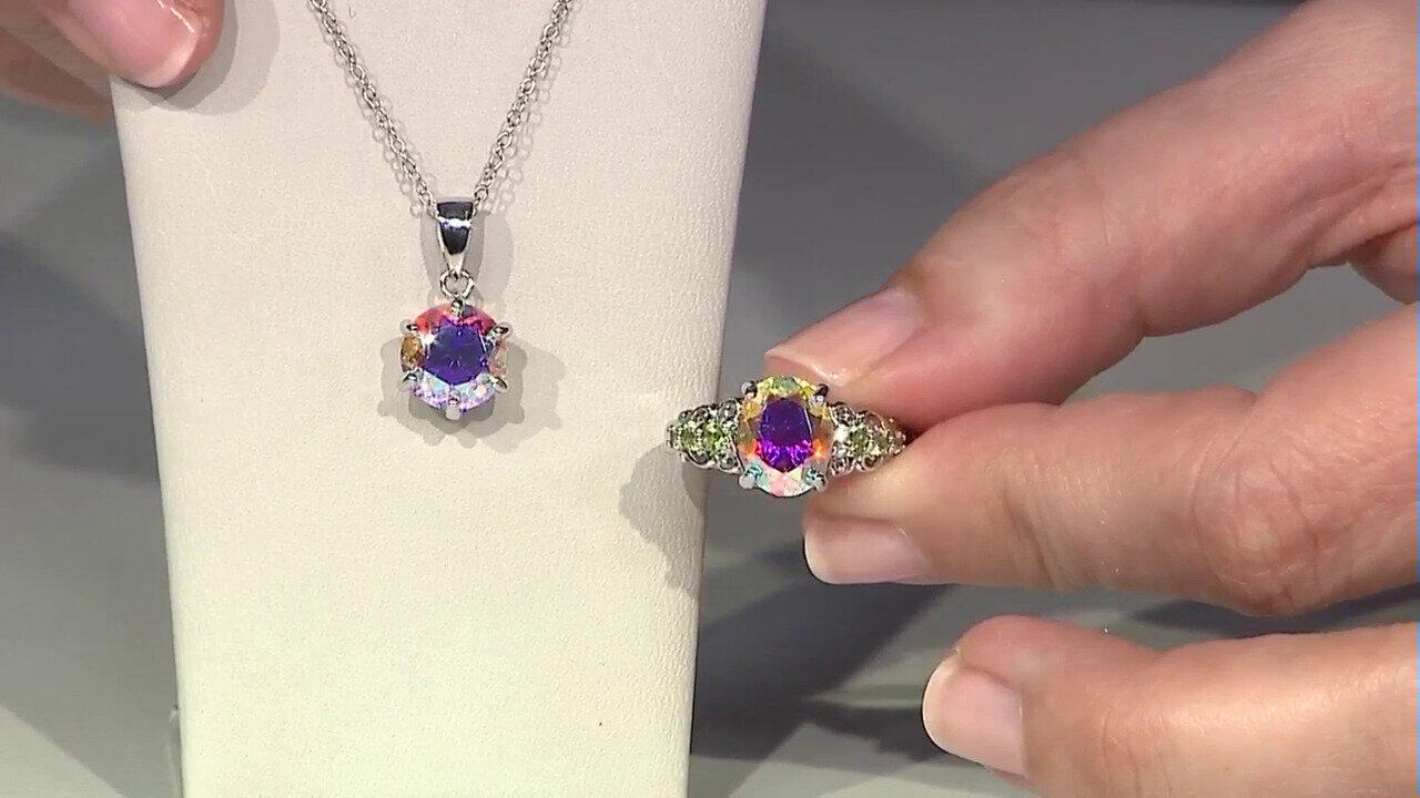 Video Anillo en plata con Cuarzo Rayo de luna