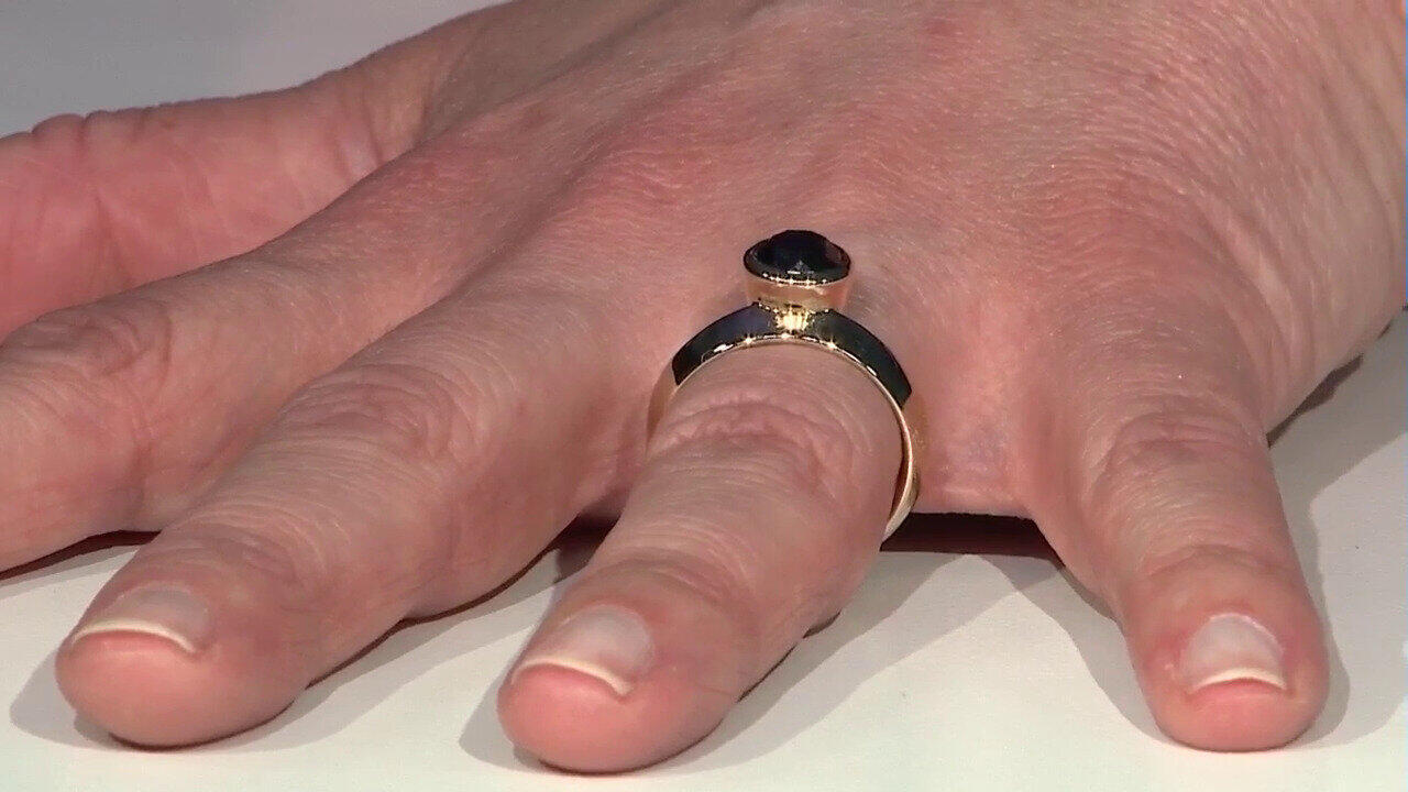 Video Bague en or et Diamant noir (de Melo)