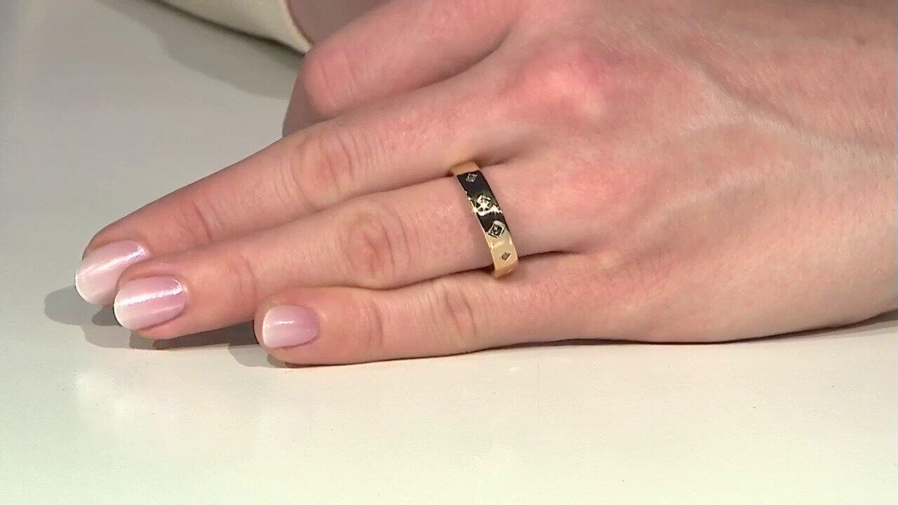 Video I3 Brown Diamond Silver Ring