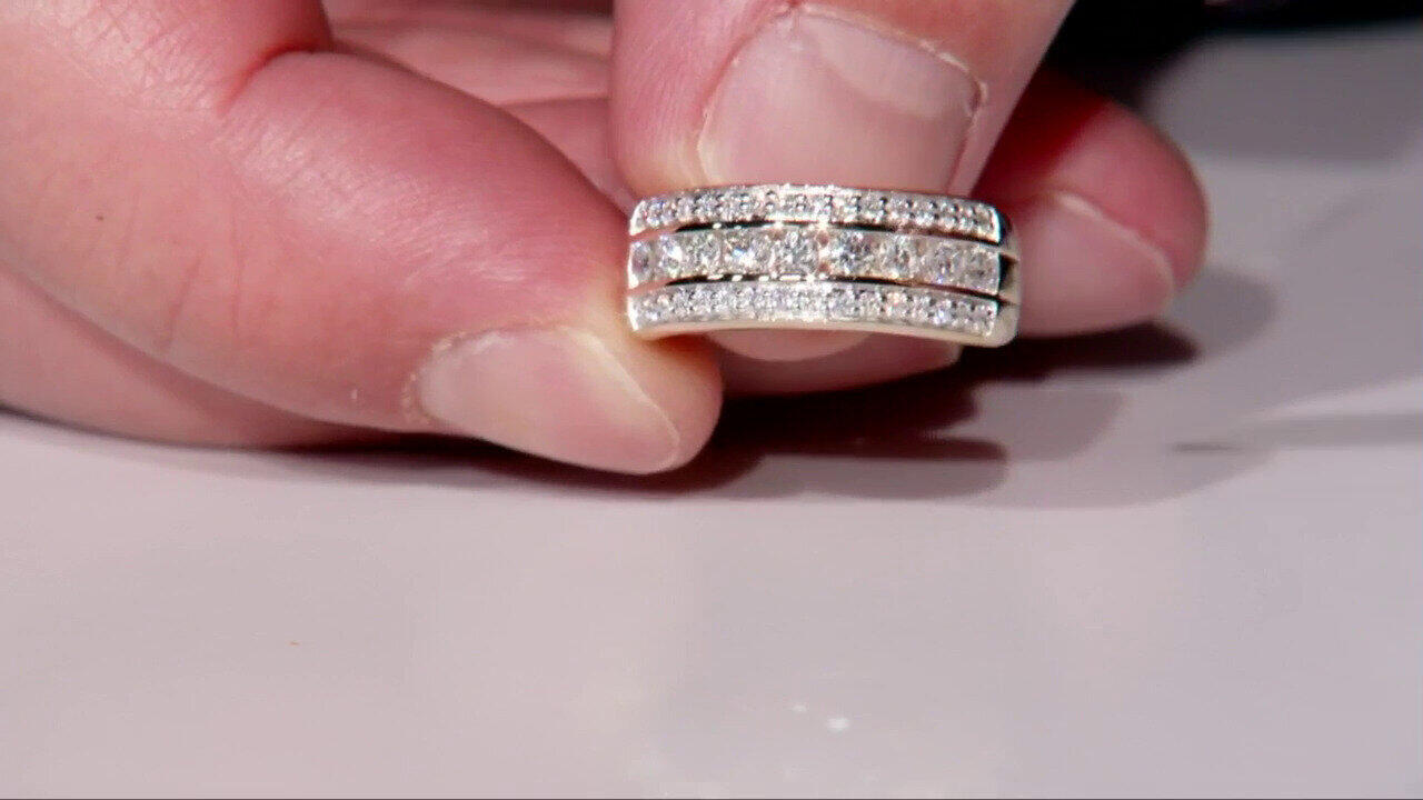 Video Bague en or et Diamant VVS1 (G) (Annette)